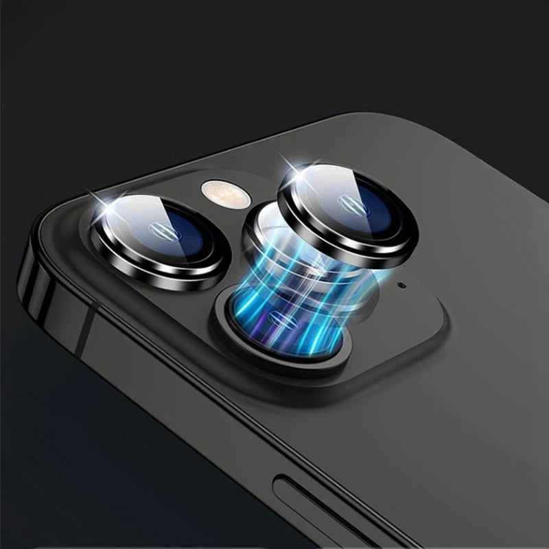2-3PCS Metal Camera Protector For iPhone 16 15 14 Pro Max Alloy Ring Lens Glass For Iphone 15pro Back Lens Cap