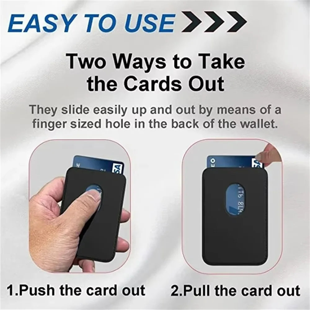 Magnetic Leather Wallet Case for iPhone 15Pro 14 13 16 Pro Max Magsafe Card Holder Luxury Phone Cover Protective Bag Accessories